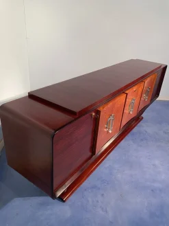 Art Deco Sideboard mit Barschrank von Osvaldo Borsani, Italien, 1940er