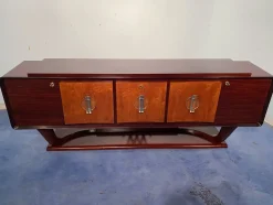Art Deco Sideboard mit Barschrank von Osvaldo Borsani, Italien, 1940er