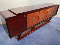 Art Deco Sideboard mit Barschrank von Osvaldo Borsani, Italien, 1940er