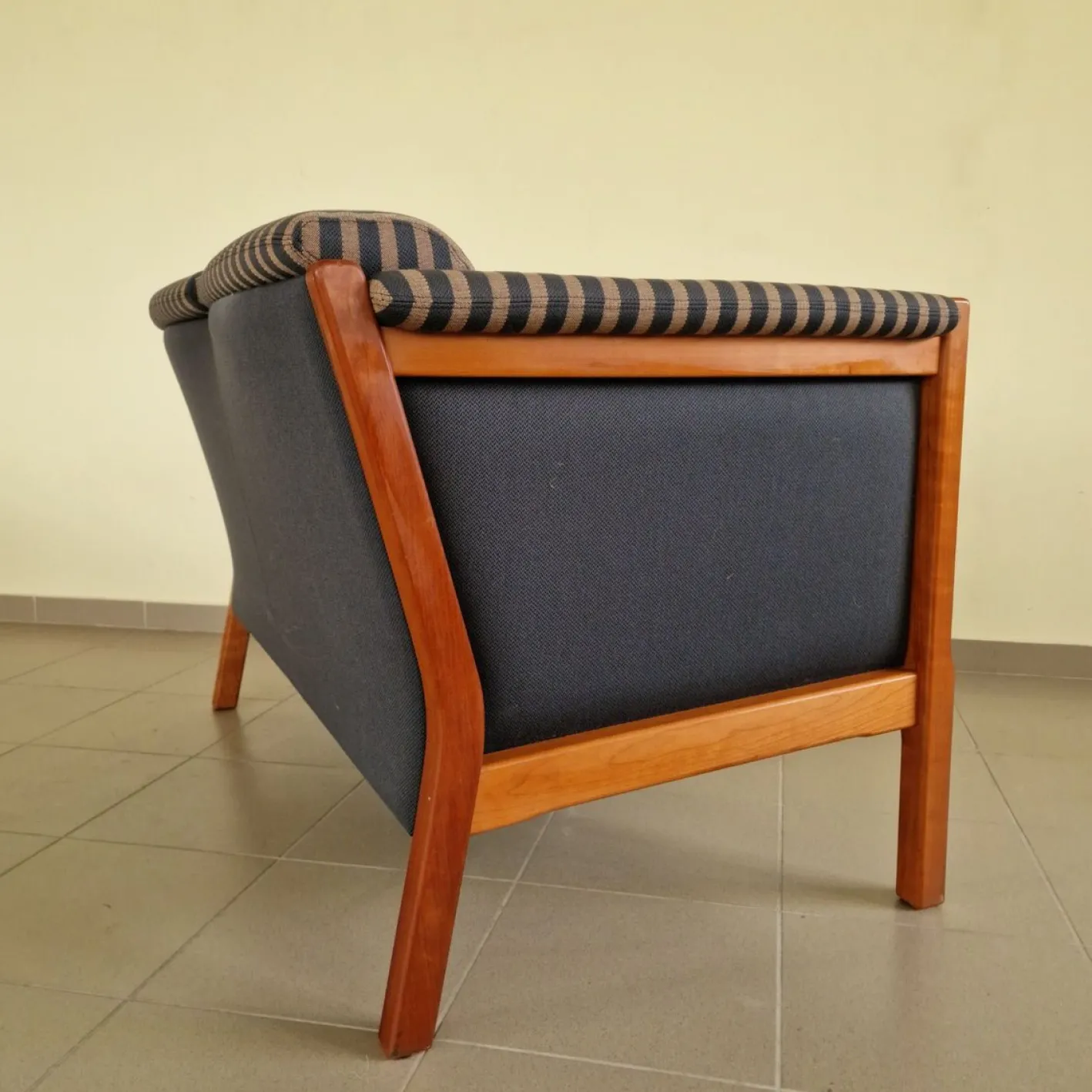 Art Deco Sofas mit Doppel- und Dreiersitzen, 2er Set
