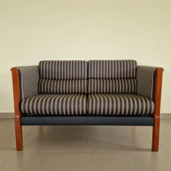 Art Deco Sofas mit Doppel- und Dreiersitzen, 2er Set