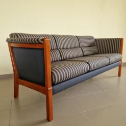 Art Deco Sofas mit Doppel- und Dreiersitzen, 2er Set