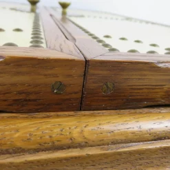 Art Deco Spiegelschrank aus Eiche mit Pergamentplatten, 1930