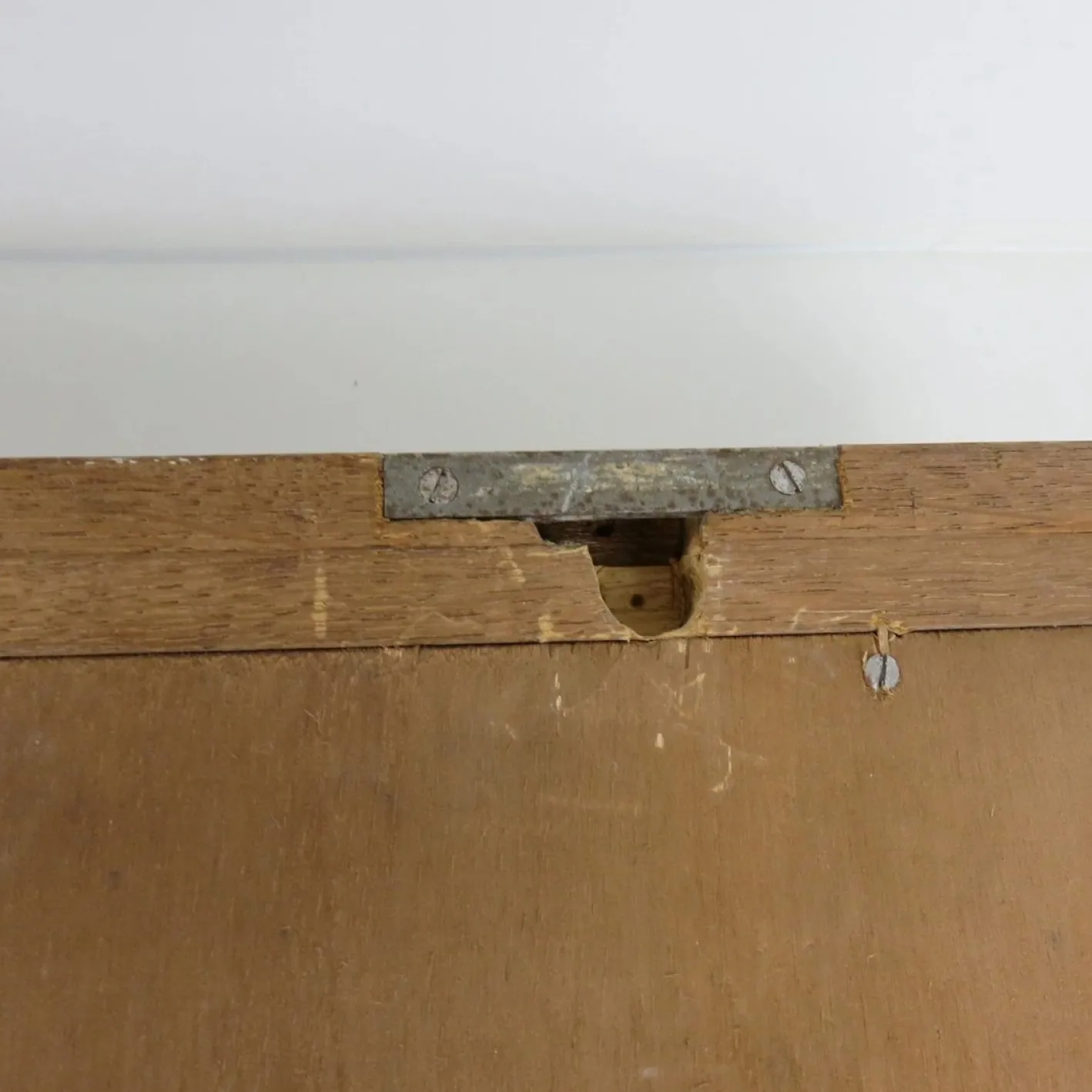 Art Deco Spiegelschrank aus Eiche mit Pergamentplatten, 1930