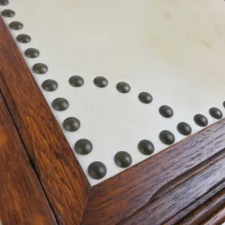 Art Deco Spiegelschrank aus Eiche mit Pergamentplatten, 1930