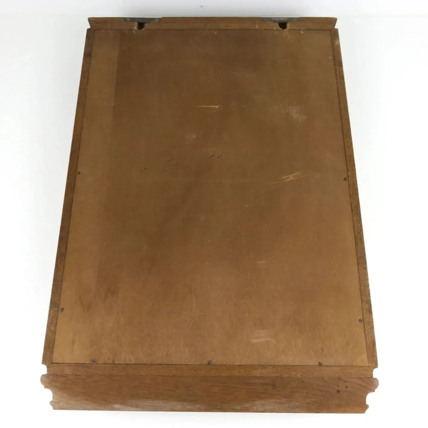 Art Deco Spiegelschrank aus Eiche mit Pergamentplatten, 1930