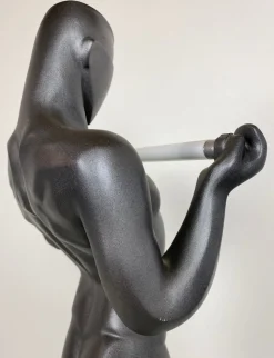 Art Deco Taus Tischlampe von Eric Bug für Febrer, 1985