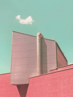 Artur Debat, Surreal Minimal Architecture mit Geometric Volumes und Psychedelic Colors, Fotografie
