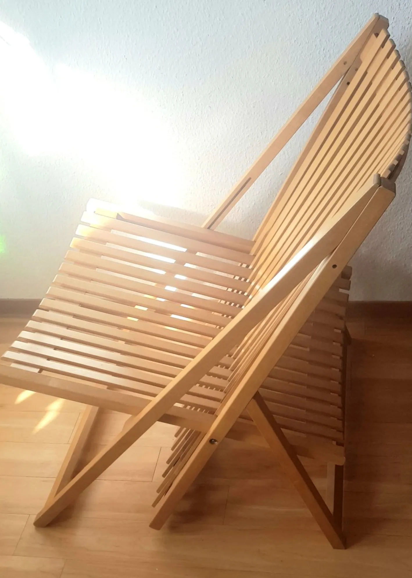 A1 Schaukelstuhl und A4 Fußhocker von Jean-Claude Duboys für Attitude, 1980er