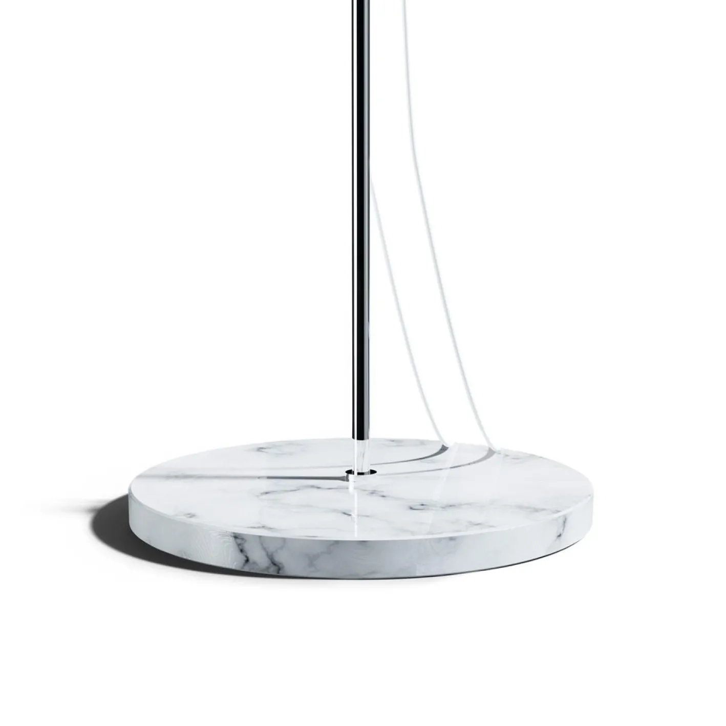 A23 Stehlampe aus Chrom von Disderot