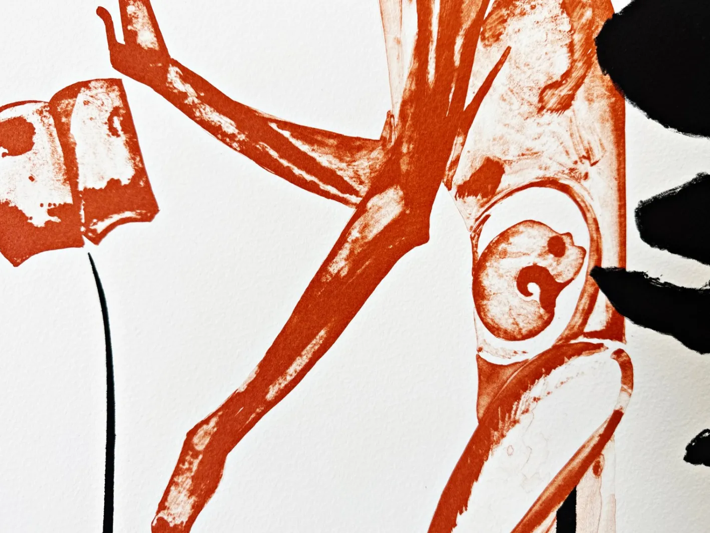 Atul Dodiya, Twins II, 1959, Lithographie