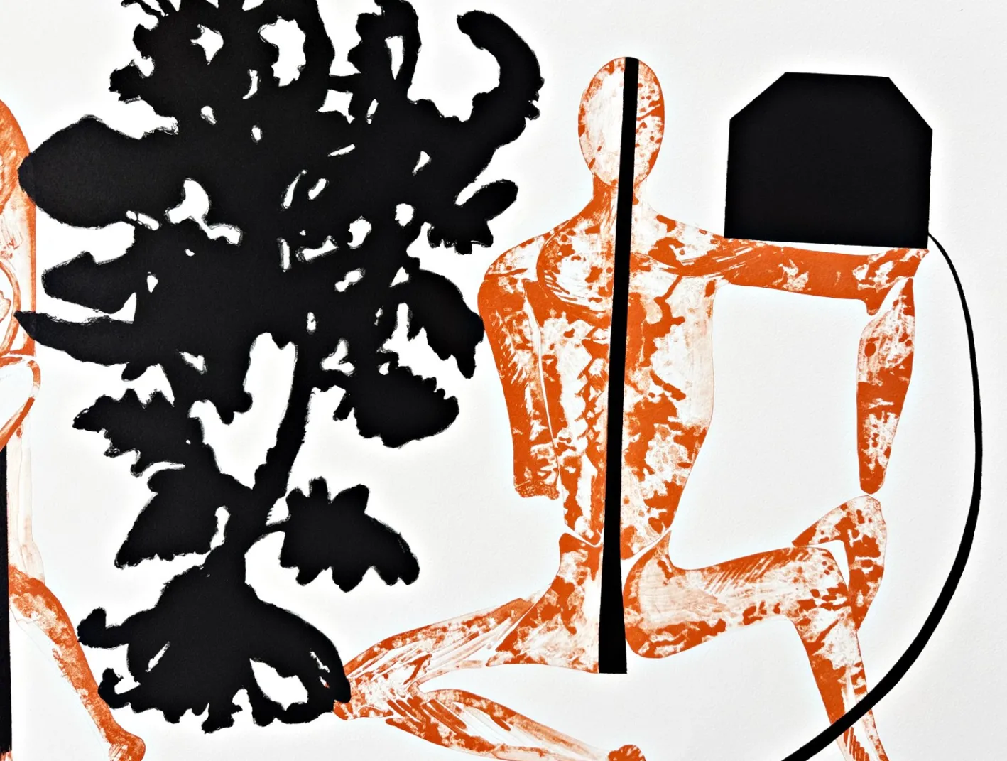Atul Dodiya, Twins II, 1959, Lithographie