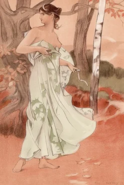 Auguste Donnay, Artémis, 1898, Lithographie auf Papier