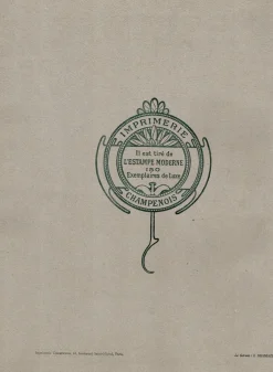 Auguste Donnay, Artémis, 1898, Lithographie auf Papier