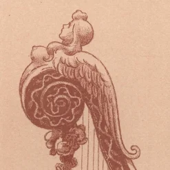Auguste Roedel, La Romance, 1898, Lithographie & Papier