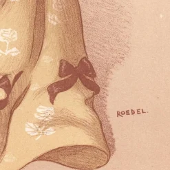 Auguste Roedel, La Romance, 1898, Lithographie & Papier