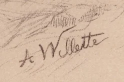 A. Willette, Exposition Internationale von Les Maîtres de L'Affiche, 1898, Originallithographie