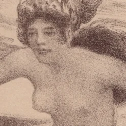 A. Willette, Exposition Internationale von Les Maîtres de L'Affiche, 1898, Originallithographie