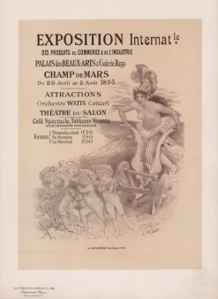 A. Willette, Exposition Internationale von Les Maîtres de L'Affiche, 1898, Originallithographie