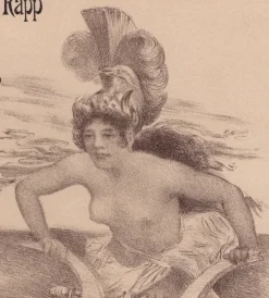 A. Willette, Exposition Internationale von Les Maîtres de L'Affiche, 1898, Originallithographie