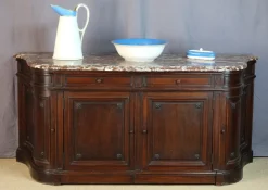 Badezimmerschrank aus Holz, 19. Jh