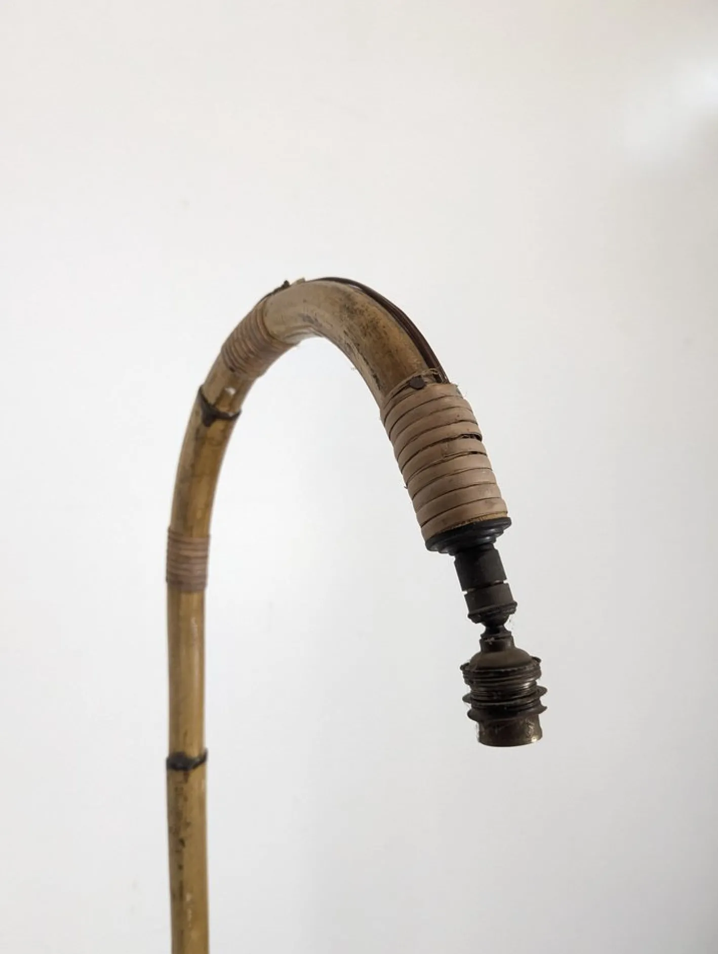 Bambus und Rattan Stehlampe