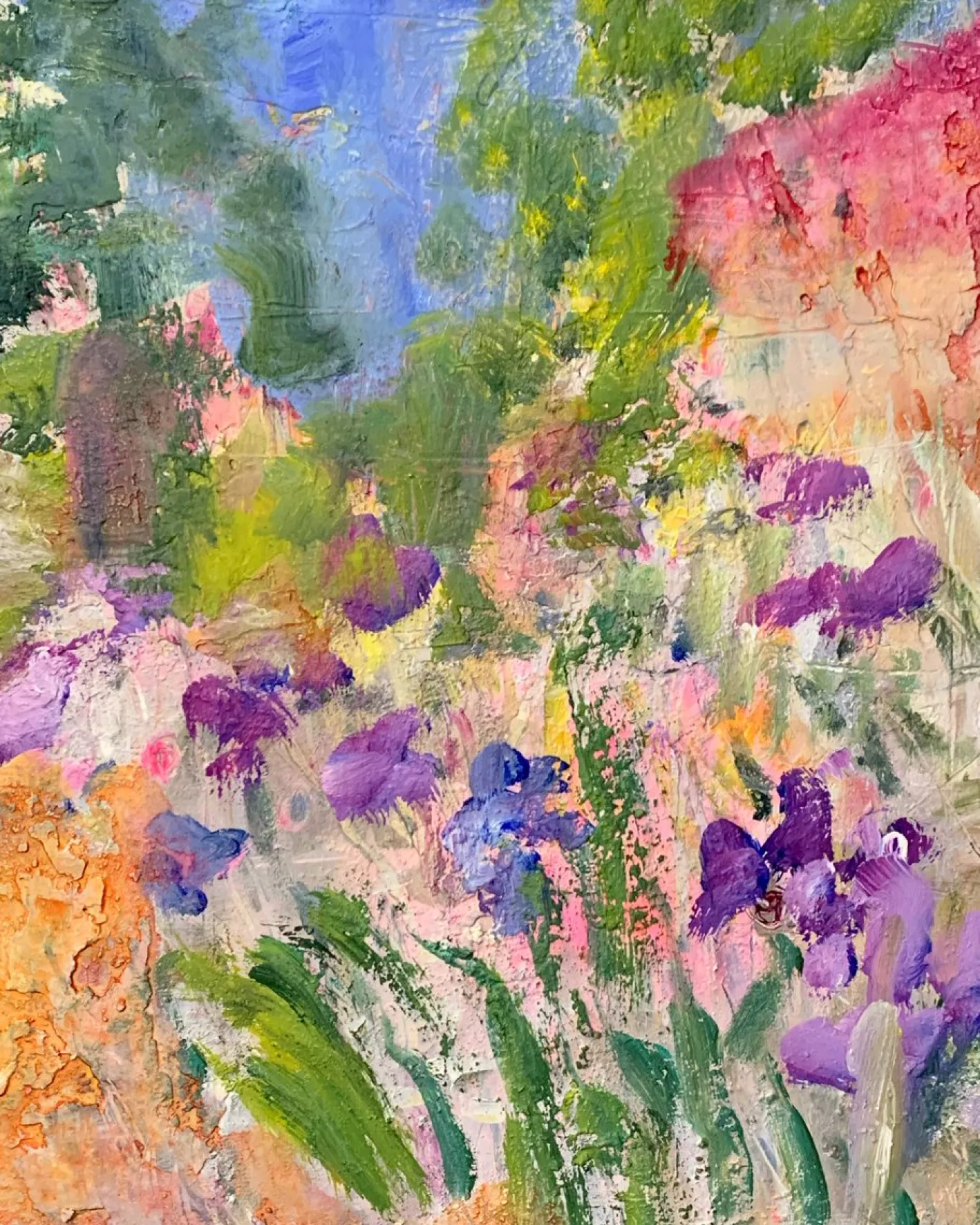 Barbara Schauß, Muttertag, Acryl auf Leinwand
