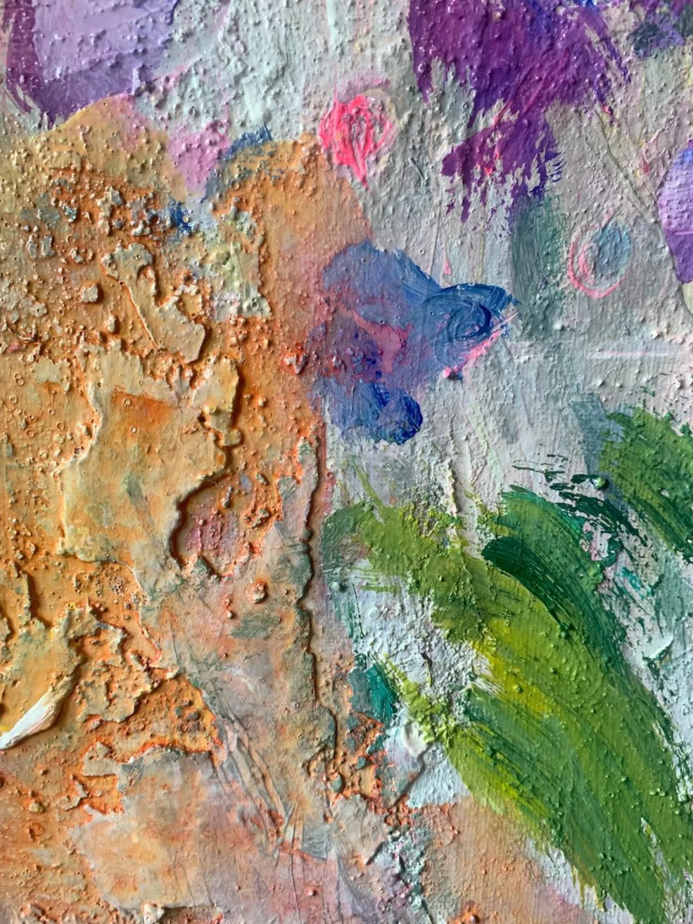 Barbara Schauß, Muttertag, Acryl auf Leinwand