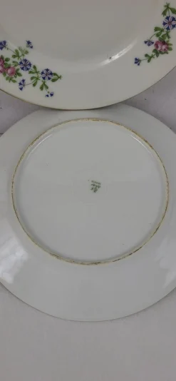 Barbeaux Dessertteller aus Porzellan von Limoges, 1950er, 6 . Set