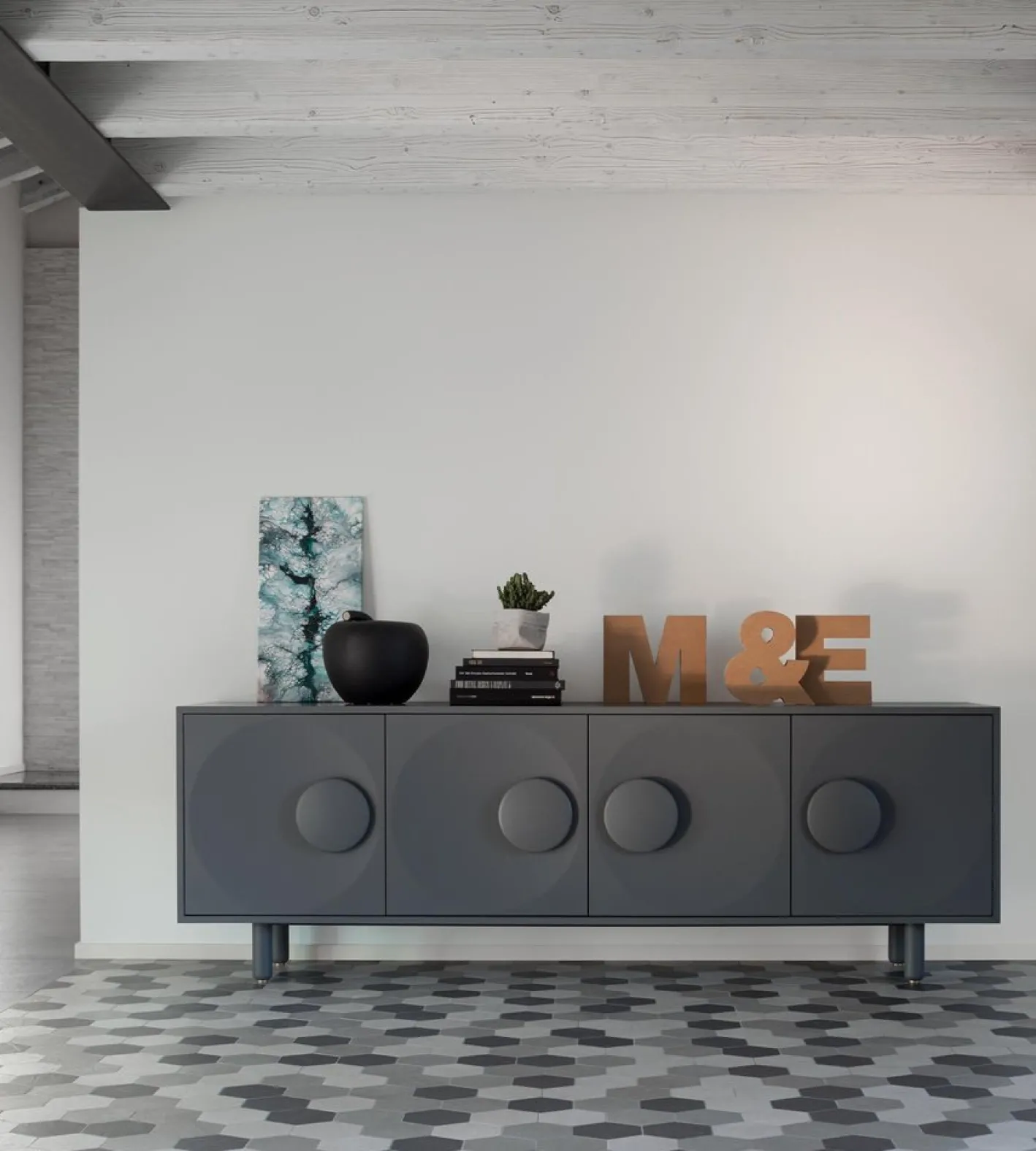 Bardot Kommode mit vier Türen von Morica Design
