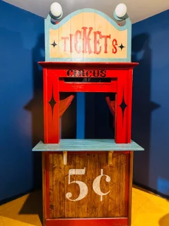 Barnum Circus Ticketschalter, 1960er