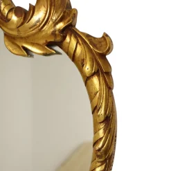 Barocker Vergoldeter Akanthus Spiegel