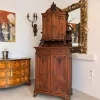 Barockes Pipe Buffet aus Eiche mit Frontfront
