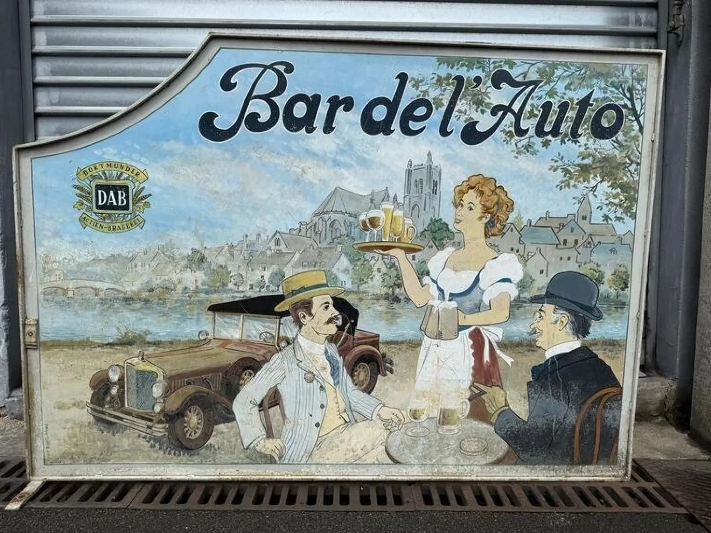 Barteiler aus lackiertem Blech, 1950er