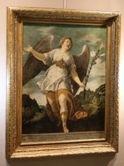 Bartolomé Román, der verkündende Engel, 1640, Öl auf Leinwand