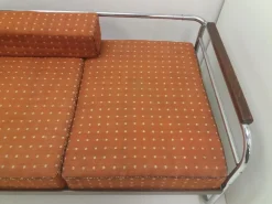 Bauhaus Chrom Sofa von Robert Slezak, 1940er