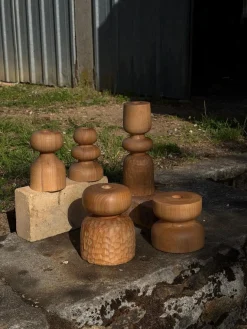 Beech Candlestick 6 von Romain Des Bois
