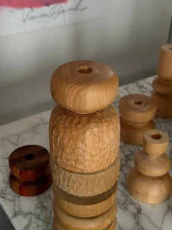 Beech Candlestick 6 von Romain Des Bois