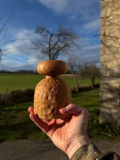 Beech Candlestick 6 von Romain Des Bois