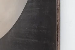 Belgische Brutalistische Wandskulptur in Schwarz & Silber, 1960er, 4er Set