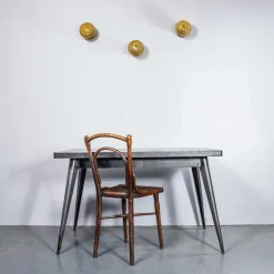 Bernsteinfarbene Ananas Decken- oder Wandlampe, 1950er
