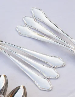 Besteck aus versilbertem Metall für Zwölf Personen von Lecko, 1960er, 44er Set