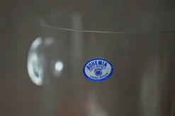 Böhmischer Kristallglas Champagner, 1960er