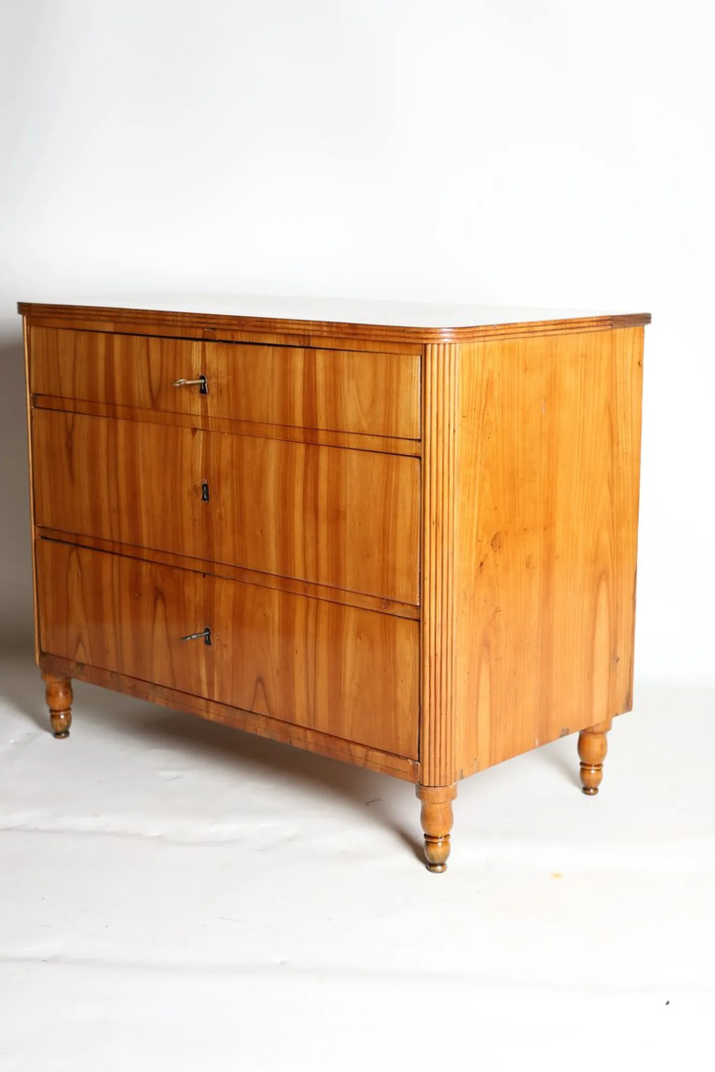 Biedermeier Kommode aus Kirschholz, 1840er