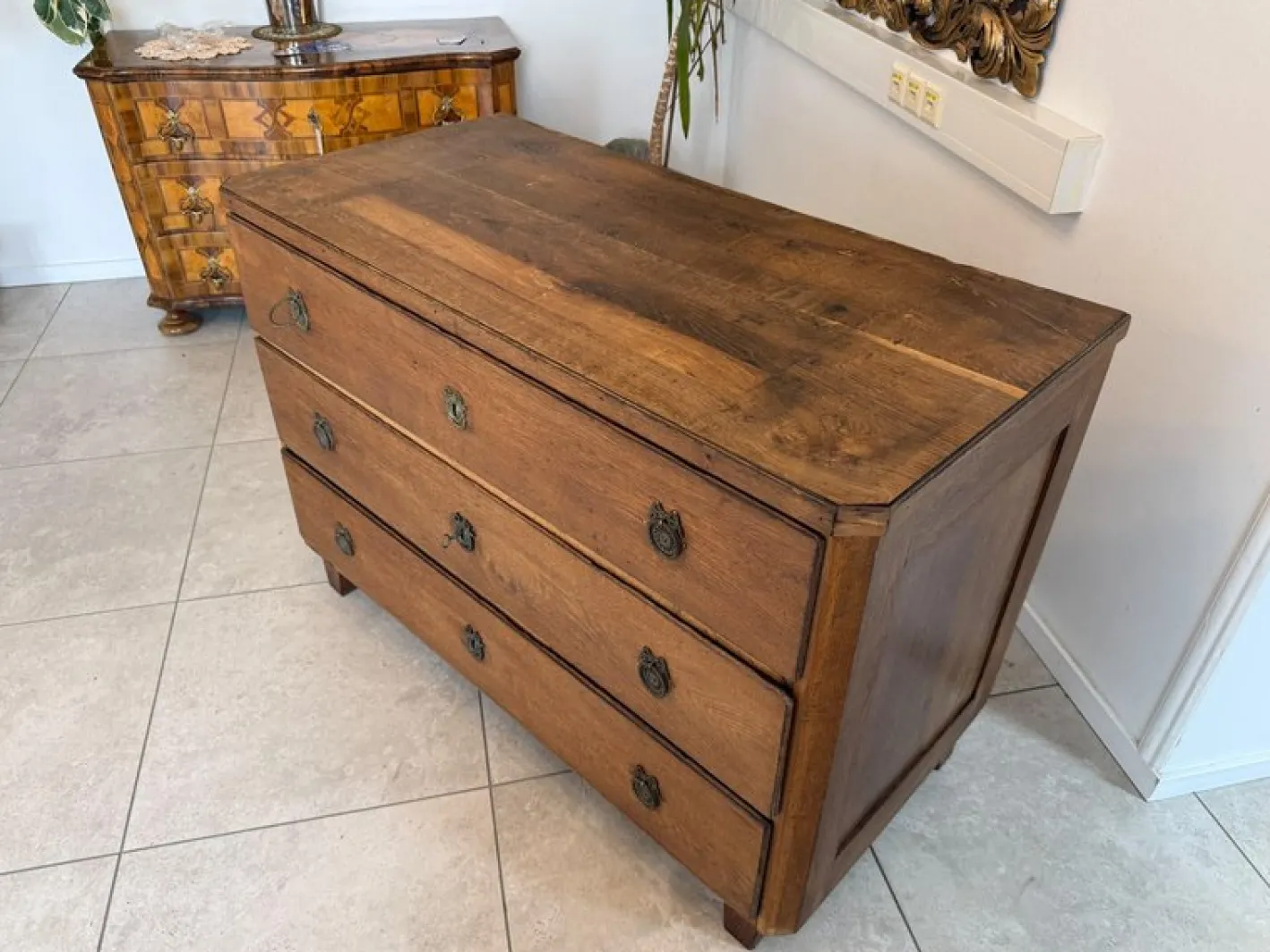 Biedermeier Kommode aus Pinienholz