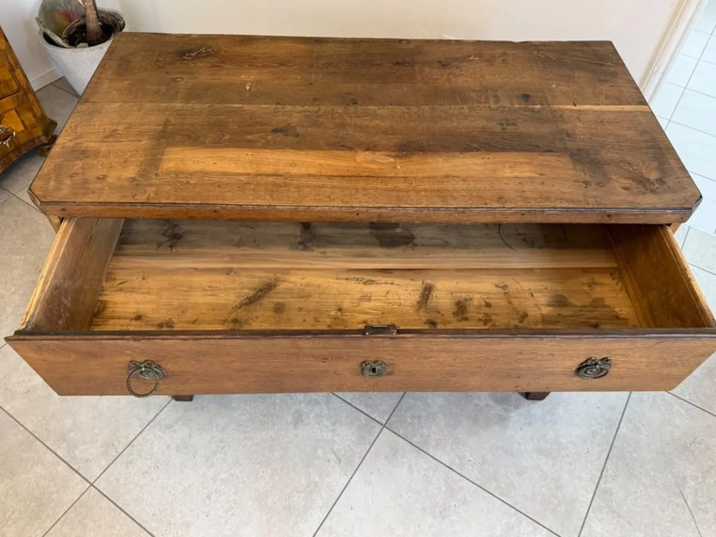 Biedermeier Kommode aus Pinienholz