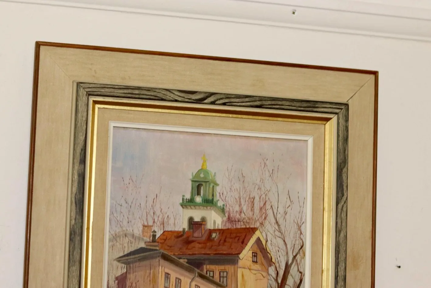 Björn Roberts, Anderswgatan, 1950er, Öl, Gerahmt