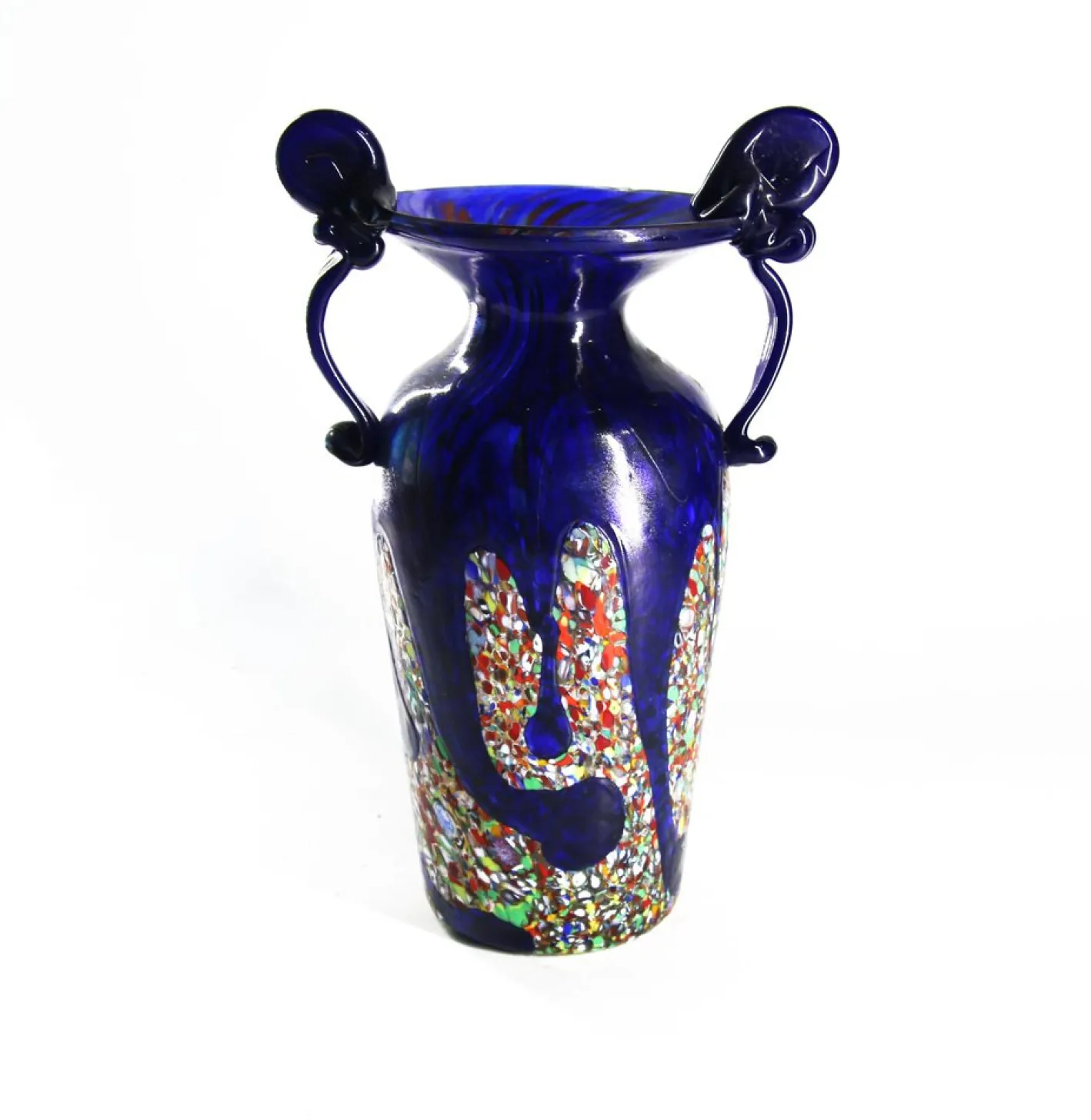 Blaue Amphora Vase von MadeForSoul
