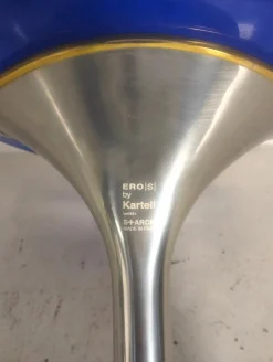 Blauer Eros Drehstuhl von Philippe Starck für Kartell, 1990er