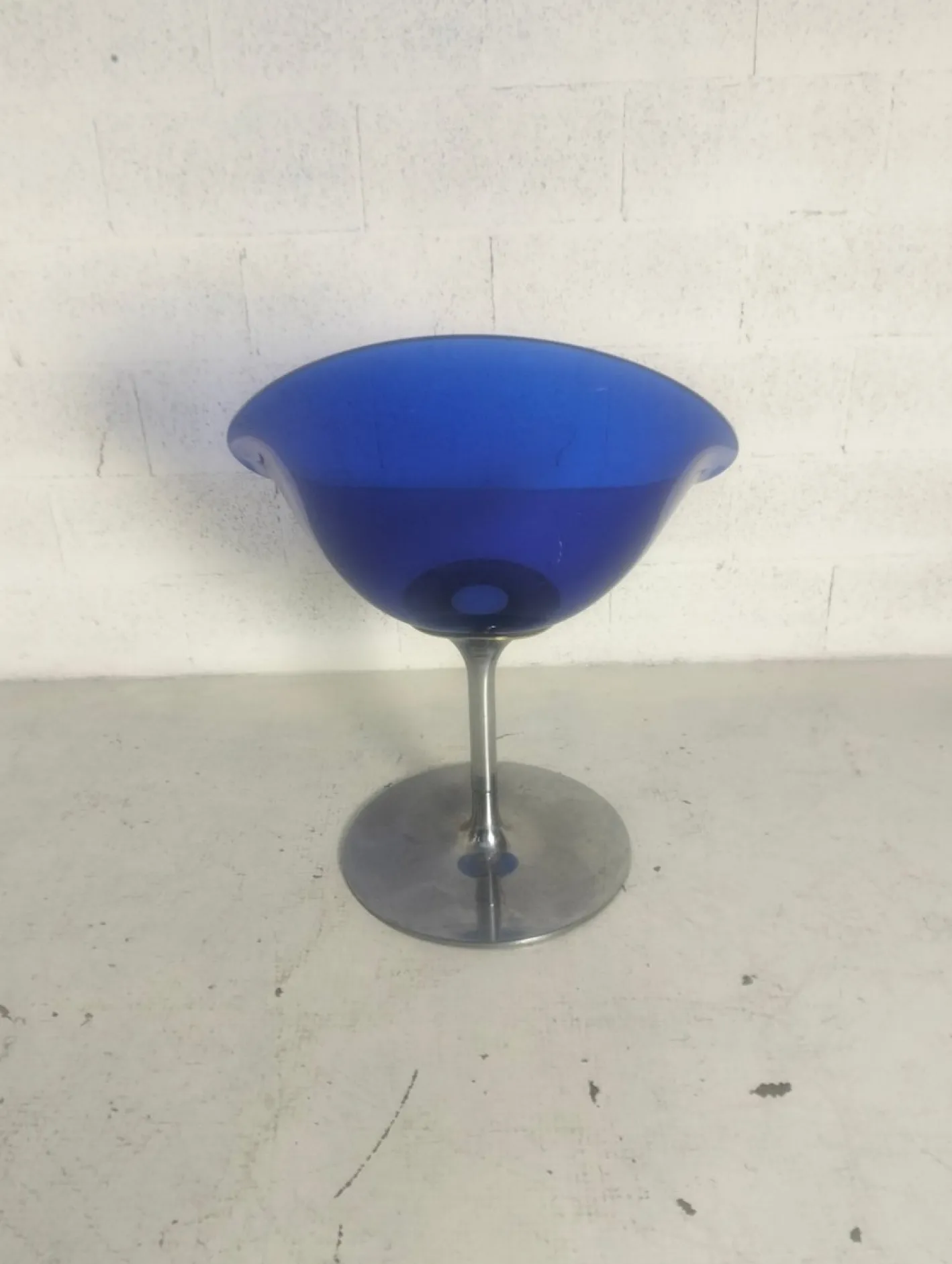 Blauer Eros Drehstuhl von Philippe Starck für Kartell, 1990er